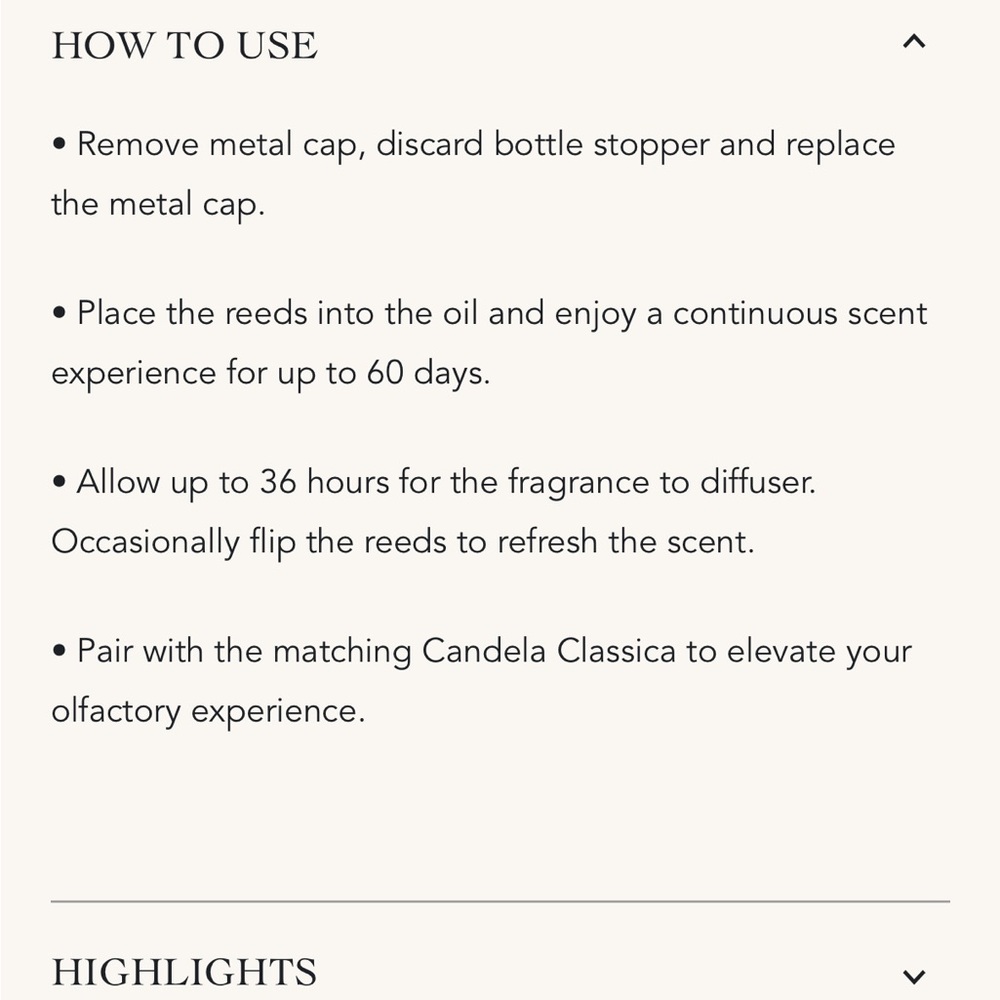 Tocca Grapefruit Melon Reed Diffuser - Picture 4 of 5